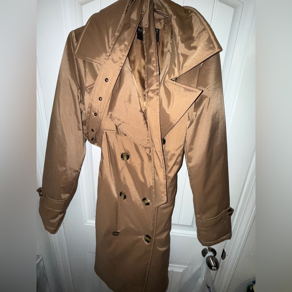 Bernardo Tan Belted Trench Coat New NWT - Picture 8 of 11